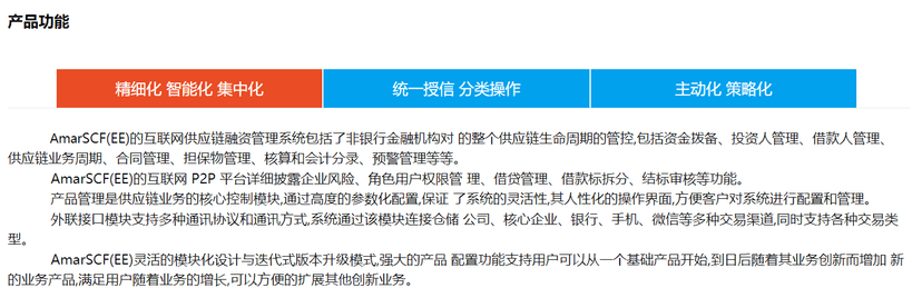 安硕信息-AmarSCF(EE)供应链金融管理系统（企业版）