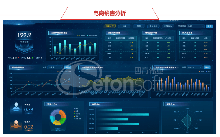 四方伟业商业智能软件
