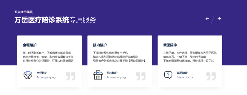 万岳医疗陪诊系统