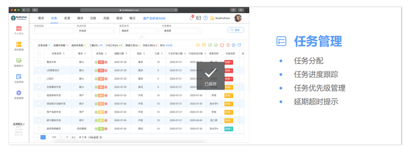 WorkForPoint项目管理系统