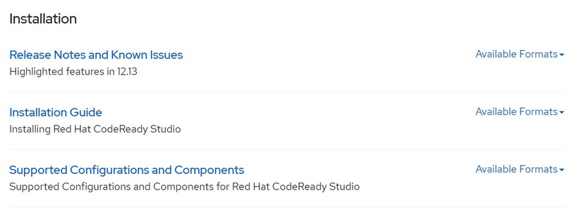 Red Hat CodeReady Studio