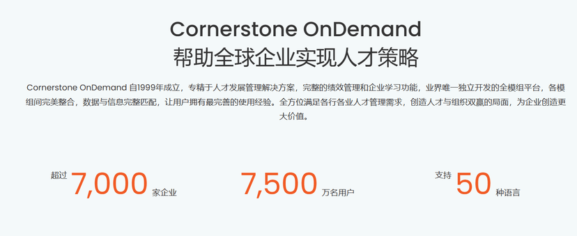MAYO-Cornerstone人才发展管理系统