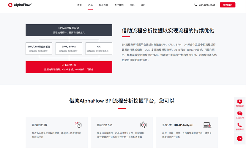 AlphaFlow BPI流程分析挖掘平台