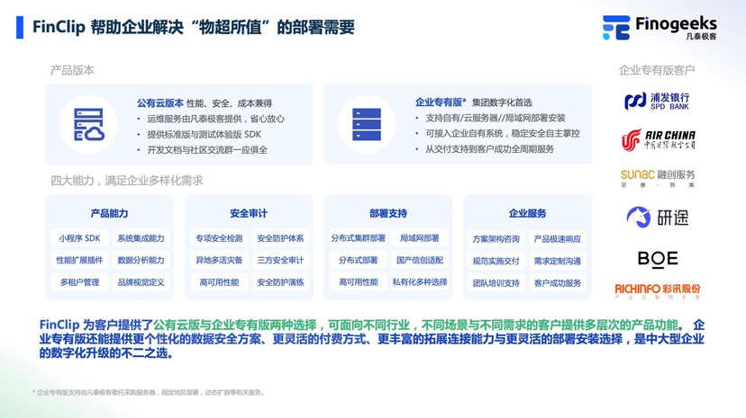 FinClip 小程序开放平台