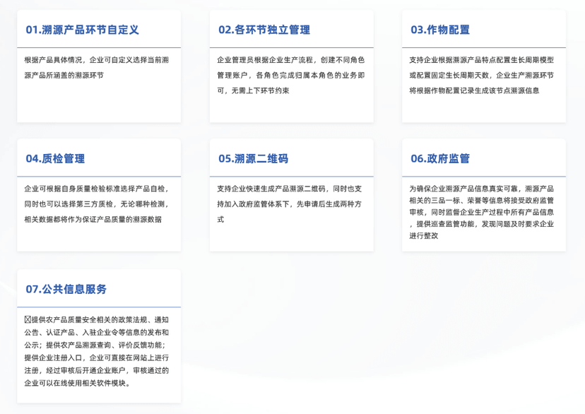 元丰科技-农产品质量安全全程追溯系统
