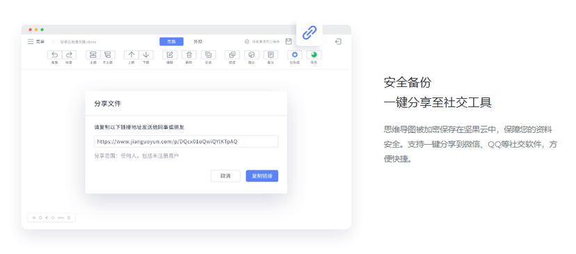 坚果云思维导图